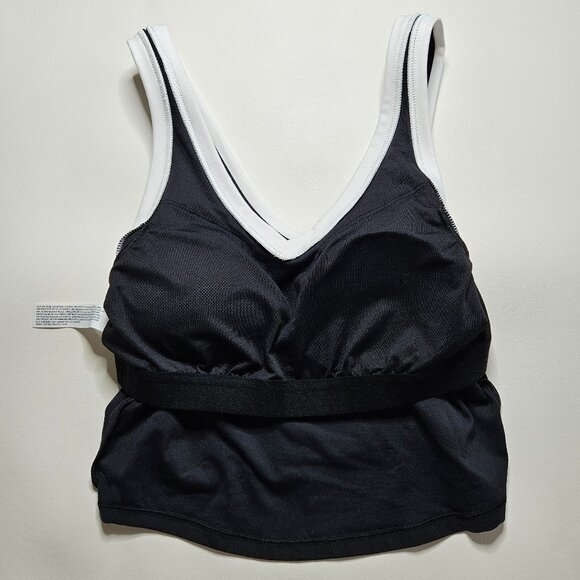 All In Motion™ Women's Everyday Soft Light Support V-Neck Cropped Sports Bra S - Picture 5 of 8